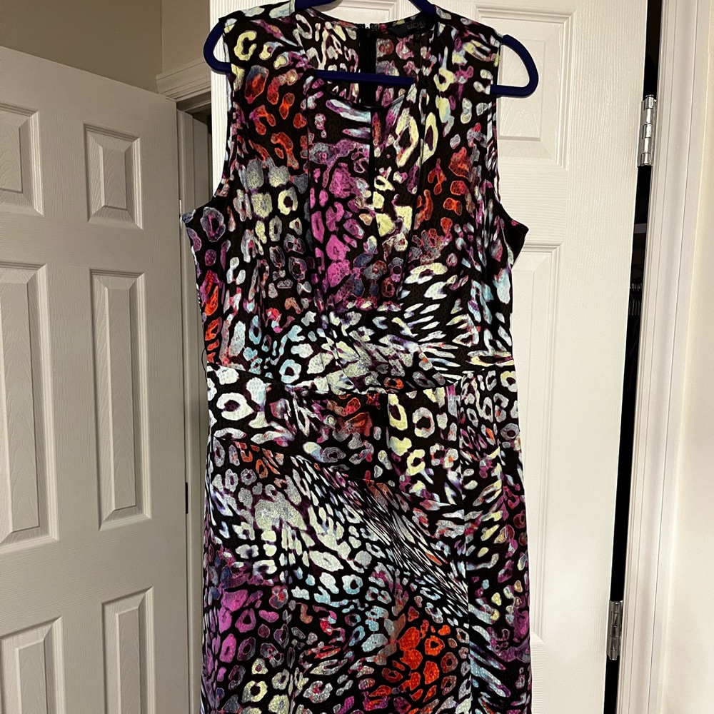 NWT Rachel Roy colorful animal print dress sz 16w
